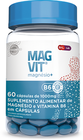 Suplemento de Magnésio com vitamina B6 - Magvit