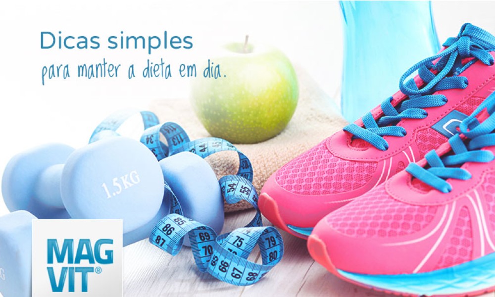 Dicas simples para manter a dieta em dia e controlar o peso.