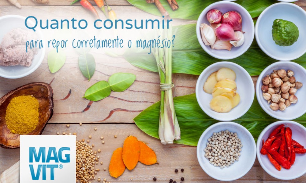 Curiosidades Magvit: Quanto de cada alimento você deveria consumir para repor corretamente o magnésio.