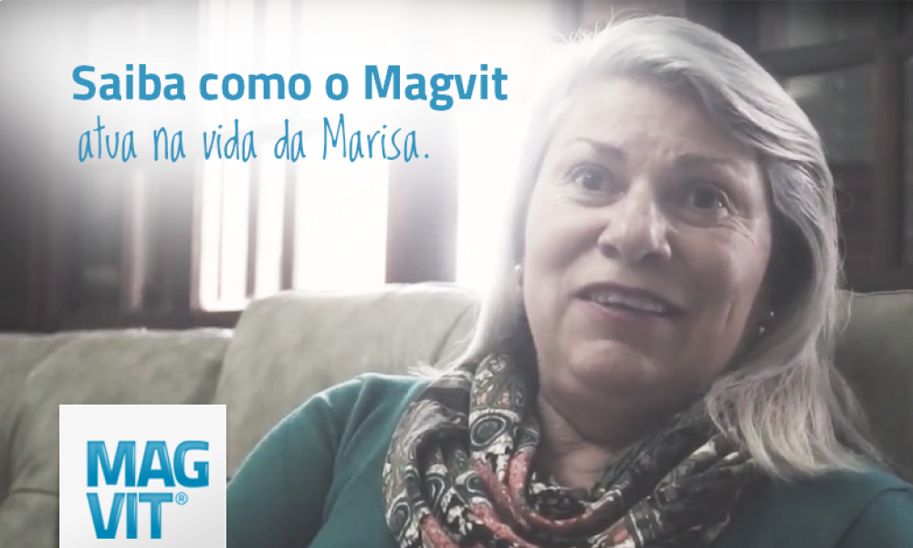 Depoimento de consumidora comprova os benefícios do Magvit.
